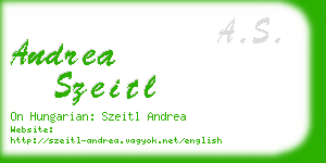 andrea szeitl business card